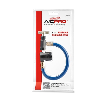 Idq Certified A/C Pro R-134a Recharge Hose CERT401-1